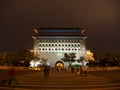 Meo Zedong Meusoleum nearby Tian an Men and Railway Musuem.Travel in Beijing City, China. 20th October, 2017.