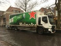 Heineken delivery truck