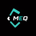MEQ creative minimalist letter logo. MEQ unique vector initials alphabet letter logo design Royalty Free Stock Photo