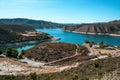 Mequinenza Reservoir, in Zaragoza province, Spain