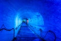 Mer De Glace Glacier. Mont Blanc, France Royalty Free Stock Photo