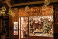 Kunststube Lissy, shop showing an assortment of christmas ornaments at traditional famous christmas market