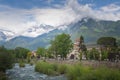 Merano, a beautiful town in the Alpine mountains of South Tyrol