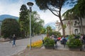 Merano, a beautiful town in the Alpine mountains of South Tyrol