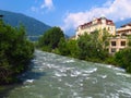 Merano Italy Passer River spring summer Alps
