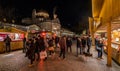 Merano Christmas market in the evening, Trentino Alto Adige, northern Italy.