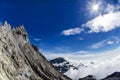 Merapi Mountain Summit With Merbabu Mountain At Fr