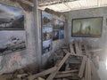 Merapi museum with inside view Royalty Free Stock Photo