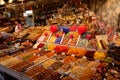 Mercado de La Boqueria - public market on La Rambla Street, Barcelona, Catalonia, Spain