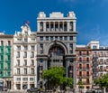 The Mercantile and Industrial bank building in Madrid