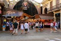 Mercat de la Boqueria in Barcelona, Spain Royalty Free Stock Photo