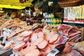 Mercatino di Natale in Piazza Santa Croce Florence Royalty Free Stock Photo