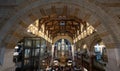 Mercato Mayfair, food market in deconsecrated restored historic church, St Mark`s in Mayfair, London UK.