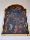 Mercato San Severino - Dipinto settecentesco della Madonna del Carmelo opera di Paolo De Maio