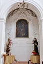 Mercato San Severino - Dipinto settecentesco della Madonna della Cintola opera di Paolo De Maio