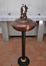 Mercato San Severino - Fonte battesimale nella Chiesa di Sant`Anna