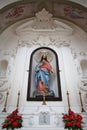 Mercato San Severino - Statua del Sacro Cuore nella Chiesa di Sant`Anna