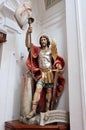 Mercato San Severino - Statua di San Fortunato nella Chiesa di Sant`Anna