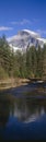 Merced River and Half Dome, Yosemite, California Royalty Free Stock Photo