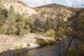 Merced river on warm autumn day Royalty Free Stock Photo