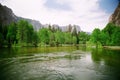 Merced River in Yosemite National Park Royalty Free Stock Photo