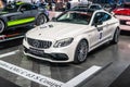 Mercedes-AMG C 63 S Coupe, high-performance sport car produced by Mercedes Benz Royalty Free Stock Photo