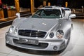 Mercedes-AMG CLK-GTR sports car showcased at the Autosalon 2020 Motor Show. Brussels, Belgium - January 9, 2020 Royalty Free Stock Photo