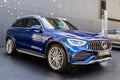 Mercedes-AMG GLC car showcased at the Frankfurt IAA Motor Show. Germany - September 10, 2019