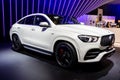 Mercedes-AMG GLE 53 4MATIC new car model shown at the Autosalon 2020 Motor Show. Brussels, Belgium - January 9, 2020