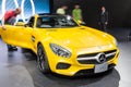 Mercedes AMG GTS on display Royalty Free Stock Photo