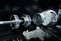 Mercedes automatic transmission Royalty Free Stock Photo