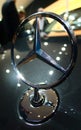 Mercedes badge at the IAA Cars