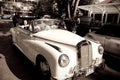 Mercedes Benz 220S cabriolet on Vintage Car Parade