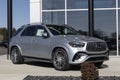 Mercedes-Benz AMG GLE 53 SUV display at a dealership. Mercedes offers the AMG GLE 53 with a 3.0L turbo with hybrid assist Royalty Free Stock Photo