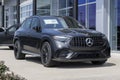 Mercedes Benz AMG GLE 43 SUV display. Mercedes offers the AMG GLE 43 with a 3.0L V6 biturbo engine. MY:2024 Royalty Free Stock Photo