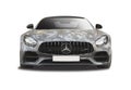 Mercedes-Benz AMG GT car front view isolated on white background