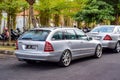 Mercedes-Benz C-class C 240 station wagon S203 in Mercedes-Benz national jamboree 2023 parking lot Royalty Free Stock Photo