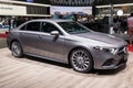 Mercedes Benz A 200 car at the 89th Geneva International Motor Show. Geneva, Switzerland - March 5, 2019