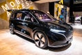 Mercedes-Benz Concept EQT electric T-Class MPV car showcased at the IAA Mobility 2021 motor show in Munich, Germany - September 6 Royalty Free Stock Photo