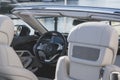 Mercedes-Benz Convertible interior Royalty Free Stock Photo