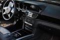 Mercedes - Benz E-Class, W212 interior. Royalty Free Stock Photo