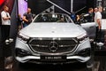 Mercedes-Benz E 400 e 4MATIC AMG Line car at the IAA Mobility 2023 motor show in Munich, Germany - September 4, 2023