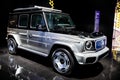 Mercedes Benz EQG concept G-Class electric car showcased at the IAA Mobility 2021 motor show in Munich, Germany - September 6,