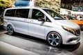 Mercedes-Benz EQV concept prototype MPV at Geneva International Motor Show, electric V-Class VAN by Mercedes Benz Royalty Free Stock Photo