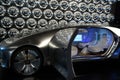 Mercedes Benz F 015 concept car at Copernicus Science Centre in Warsaw, Poland Royalty Free Stock Photo