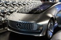 Mercedes Benz F 015 concept car at Copernicus Science Centre in Warsaw, Poland Royalty Free Stock Photo