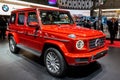 Mercedes-Benz G 350 d car at the 89th Geneva International Motor Show. Geneva, Switzerland - March 5, 2019