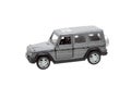 The mercedes benz gelendvagen g 500 gray color car.