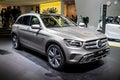 Mercedes Benz GLC 300e plug-in hybrid car showcased at the Frankfurt IAA Motor Show. Germany - September 11, 2019