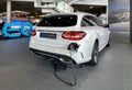 The Mercedes-Benz hybrid car C300e with electric and combustion engine as part of the EQ Power line is presented in the